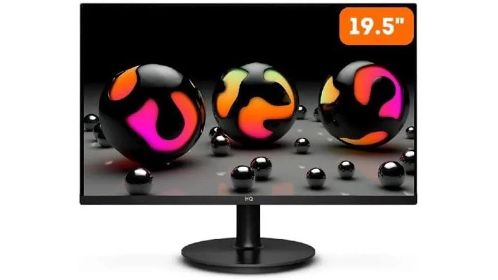 19 5 monitor LED exibição