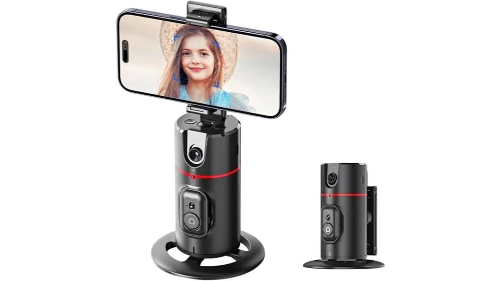 suporte para telefone com rastreamento automático de rosto