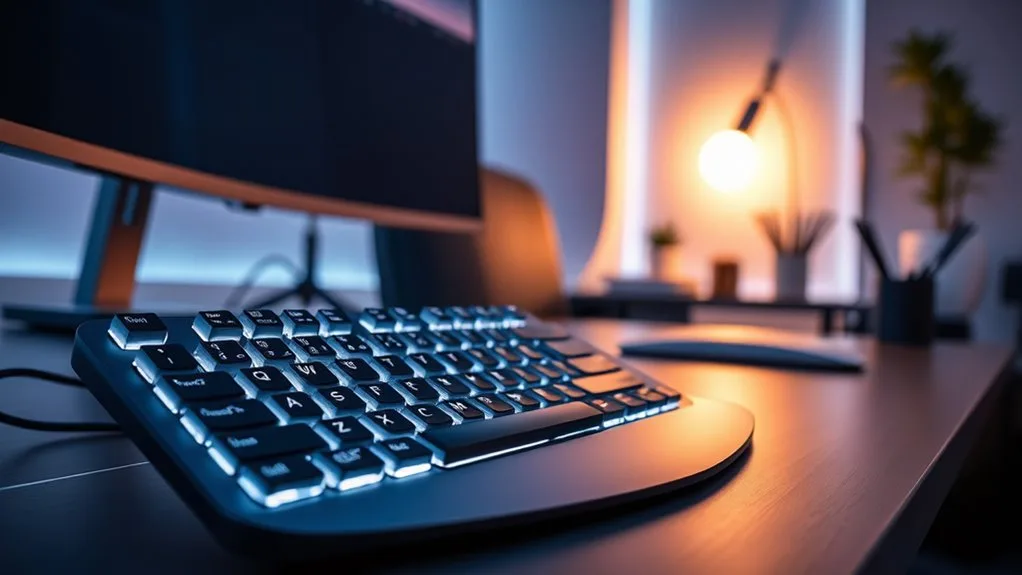 fatores de seleção de teclado ergonômico