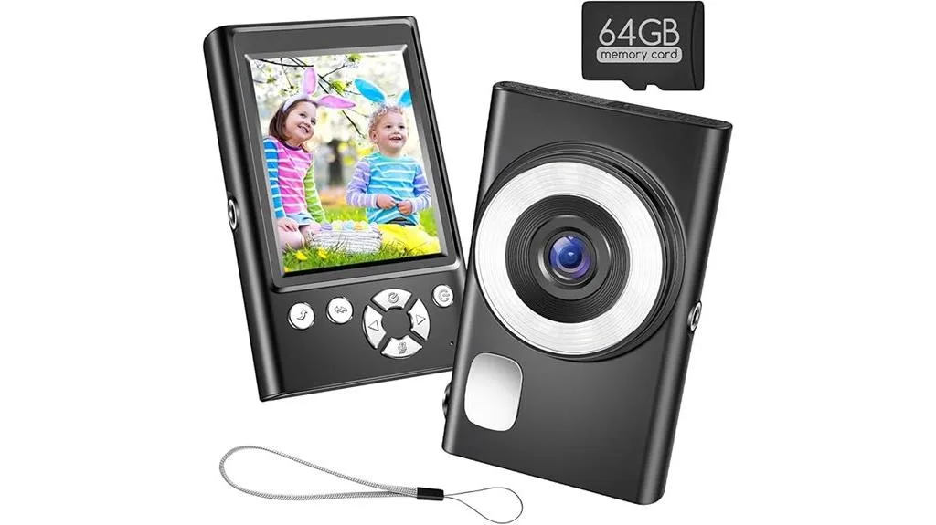 câmera portátil de 48mp compacta