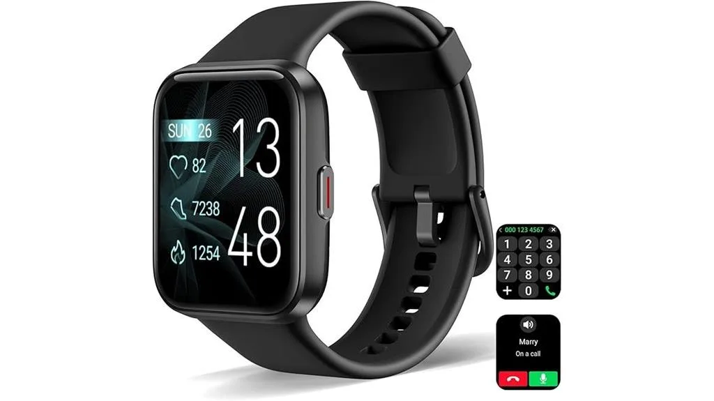 relógio inteligente com rastreador de fitness