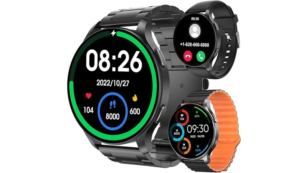 relógio inteligente touchscreen compatível com ip68