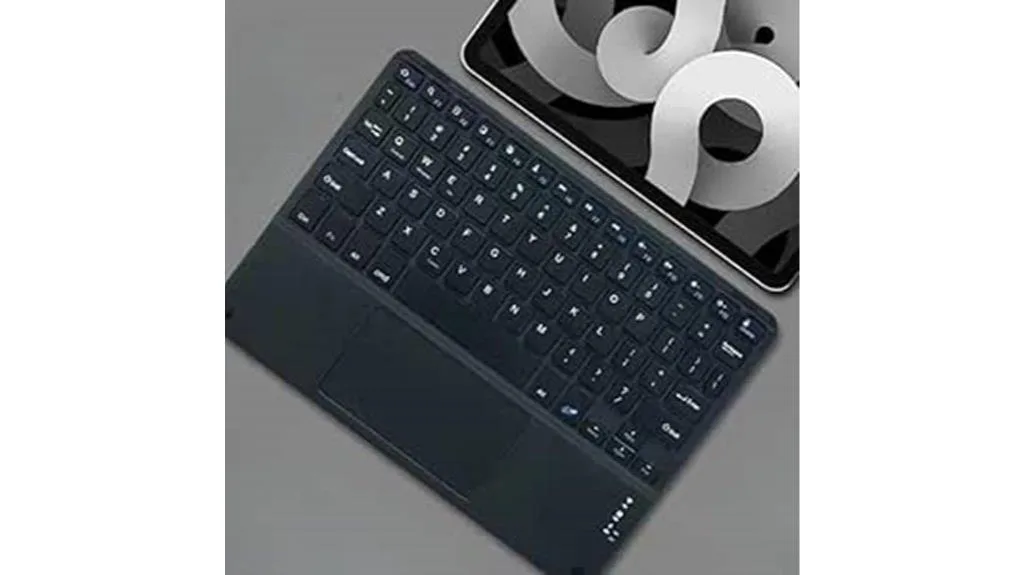teclado bluetooth sem fio com touchpad