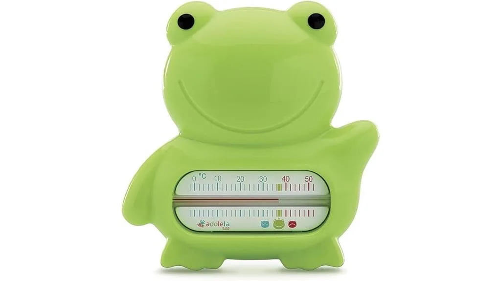 termômetro de banho para bebê verde