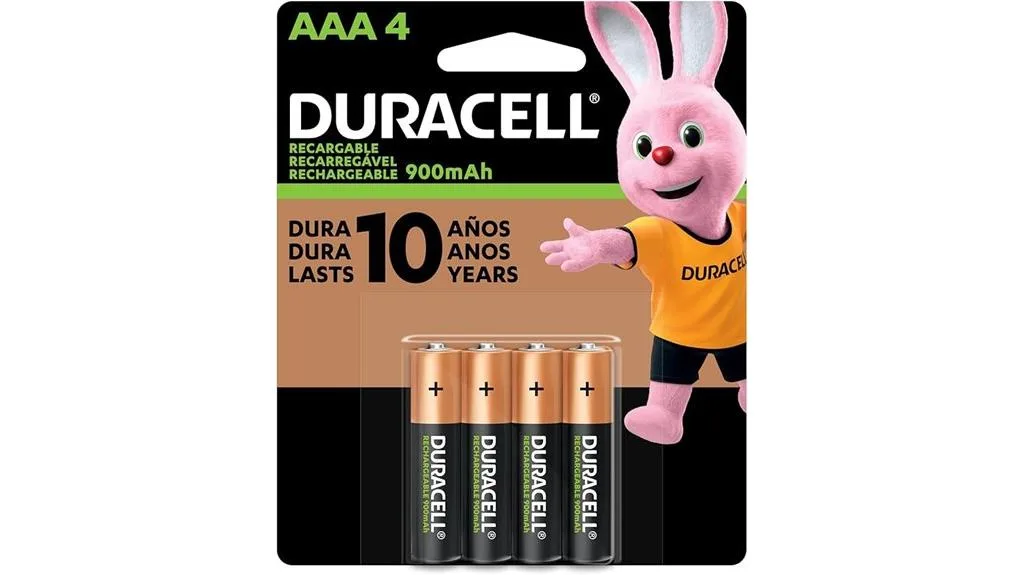 baterias recarregáveis duracell aaa