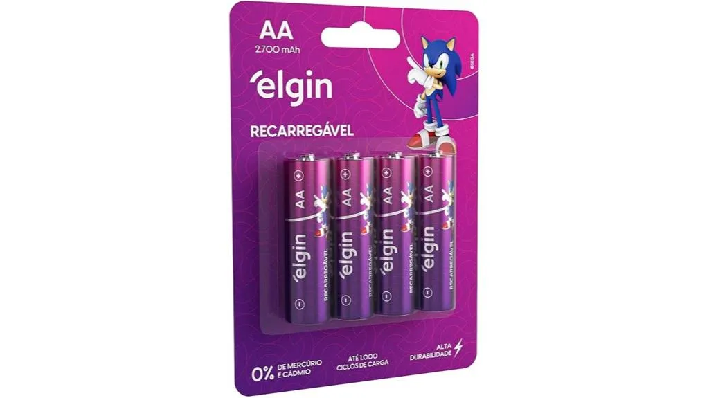 baterias recarregáveis elgin aa