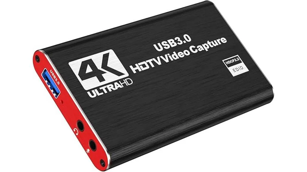 Captura de vídeo 4k hdmi