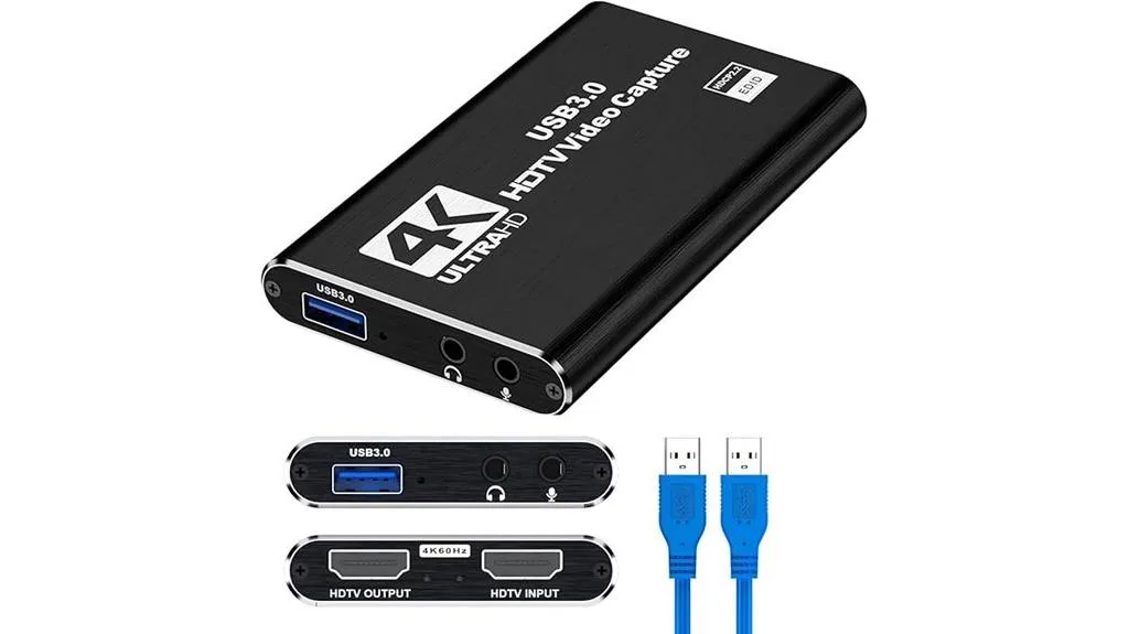 captura de vídeo 4k hdmi