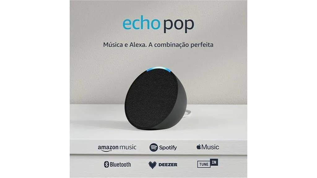 alto-falante inteligente compacto Alexa