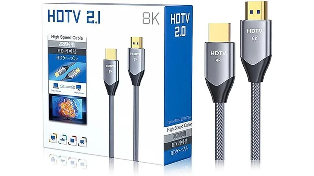 cabo hdmi 8k de alta velocidade