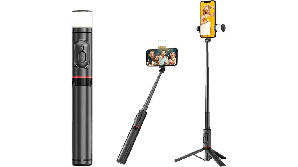 tripé de bastão de selfie para smartphones