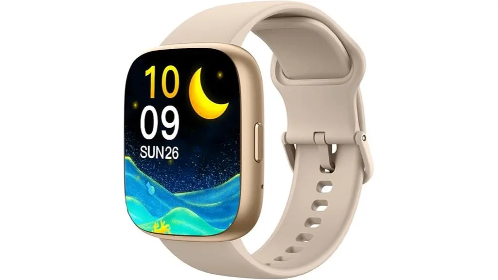 smartwatch à prova d'água com touchscreen e Alexa