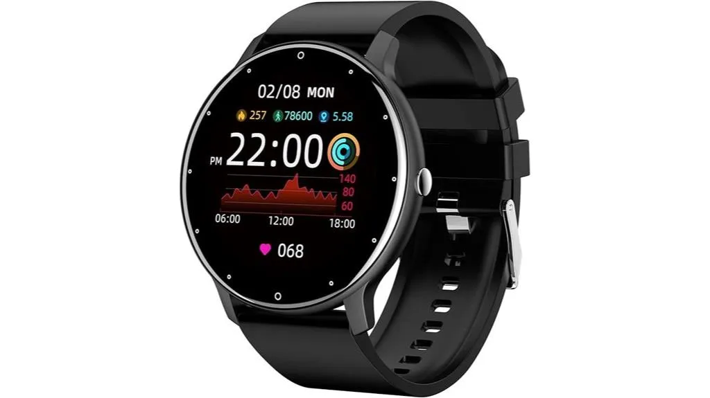 relógio inteligente à prova d'água com touchscreen ip67