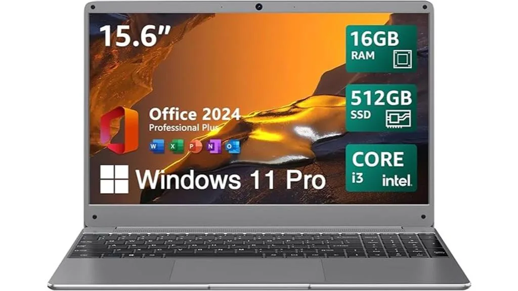 especificações do laptop Windows 11