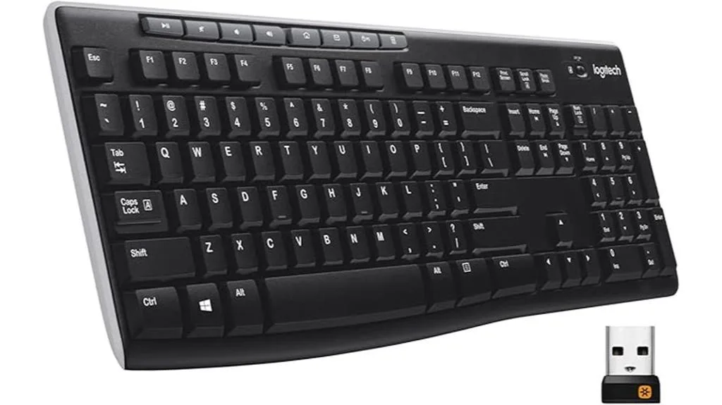 teclado sem fio logitech k270
